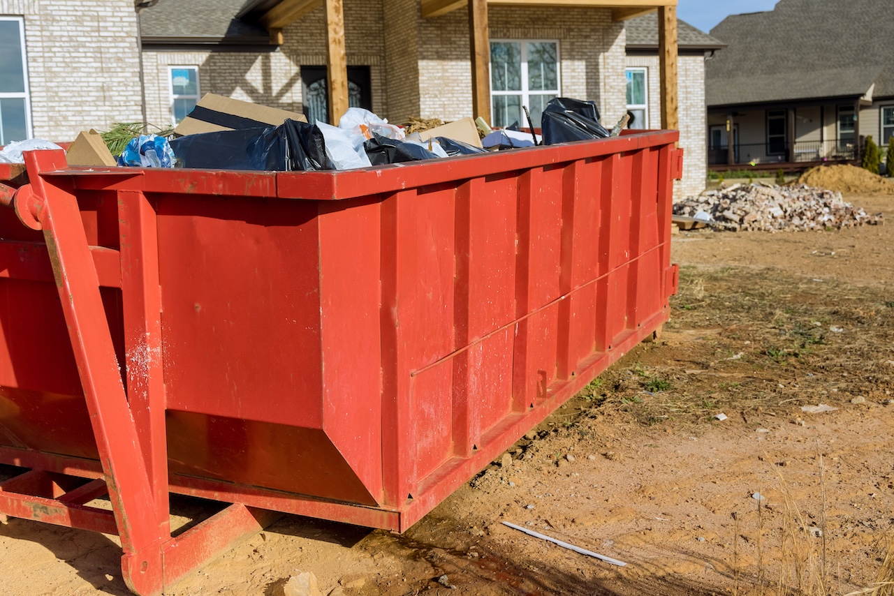 Hoarding situation resolved with a 20 foot roll-off dumpster outside of home
